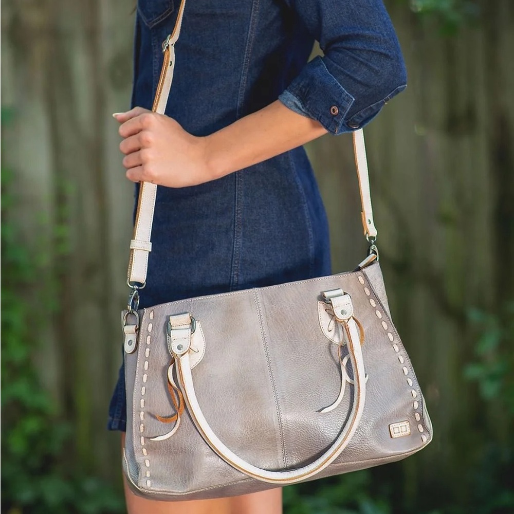 NWT Bed Stu Rockababy Tote Bag Icicle Rustic Nectar Lux